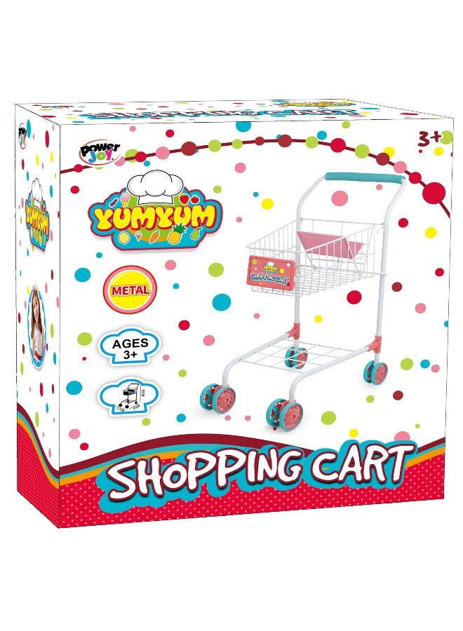 Power Joy Yumyum Metal Shopping Cart - Image 2