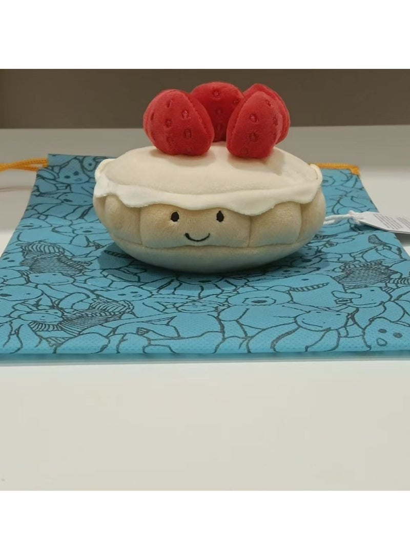 general Fun strawberry cake doll strawberry tart plush toy birthday gift delicate and cute - Image 3