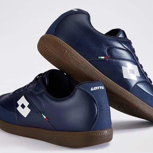 Lotto Men Mavin Court Navy Sneakers - Image 3