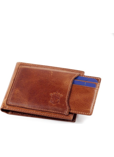 Genuine Leather Men's Wallet + Card Holder