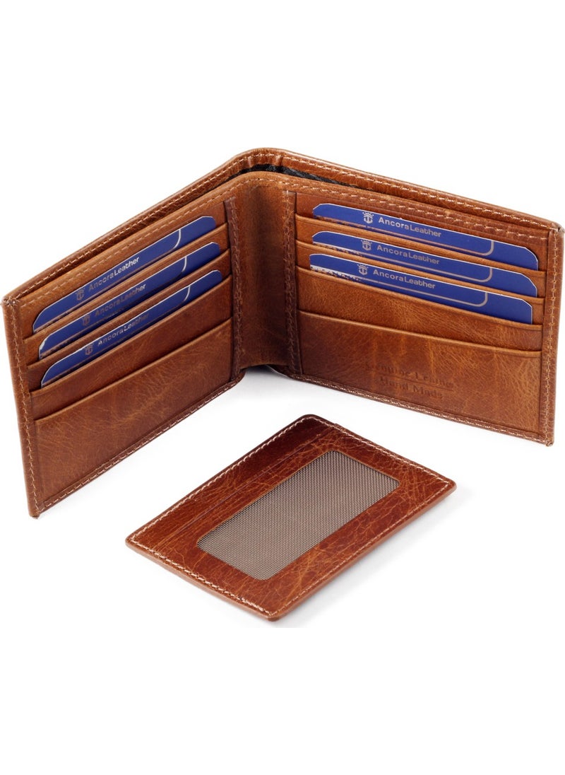 Ancora Leather - Genuine Leather Men's Wallet + Card Holder - Image 1