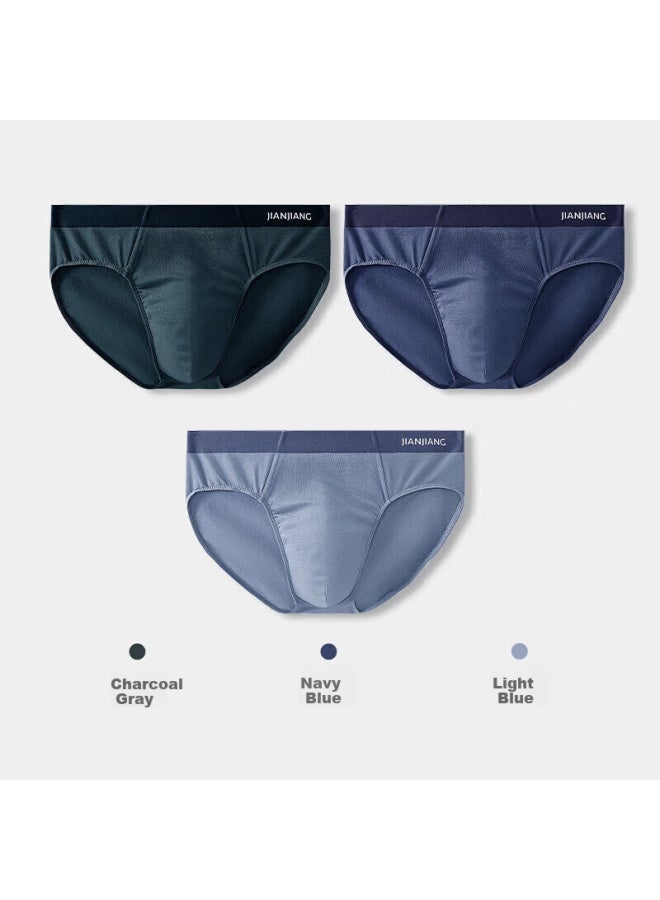 Health Hero Men's Modal Triangle Underwear Men's Seamless Elastic Mid-waist 7a Antibacterial Men's Boxer Shorts