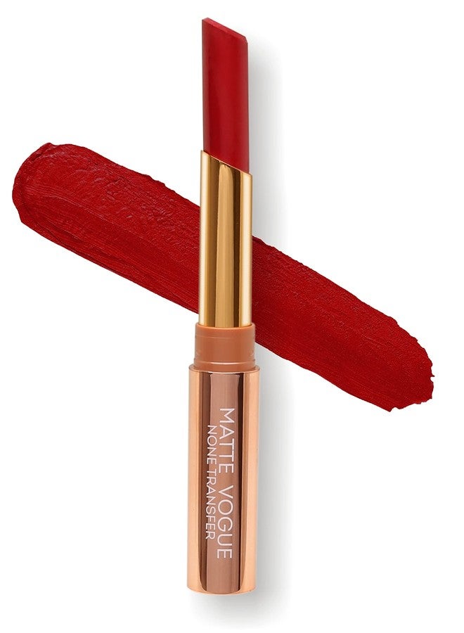 ME-ON Matte Vogue Lipstick (Shade 02 - Glam Red) - Image 2