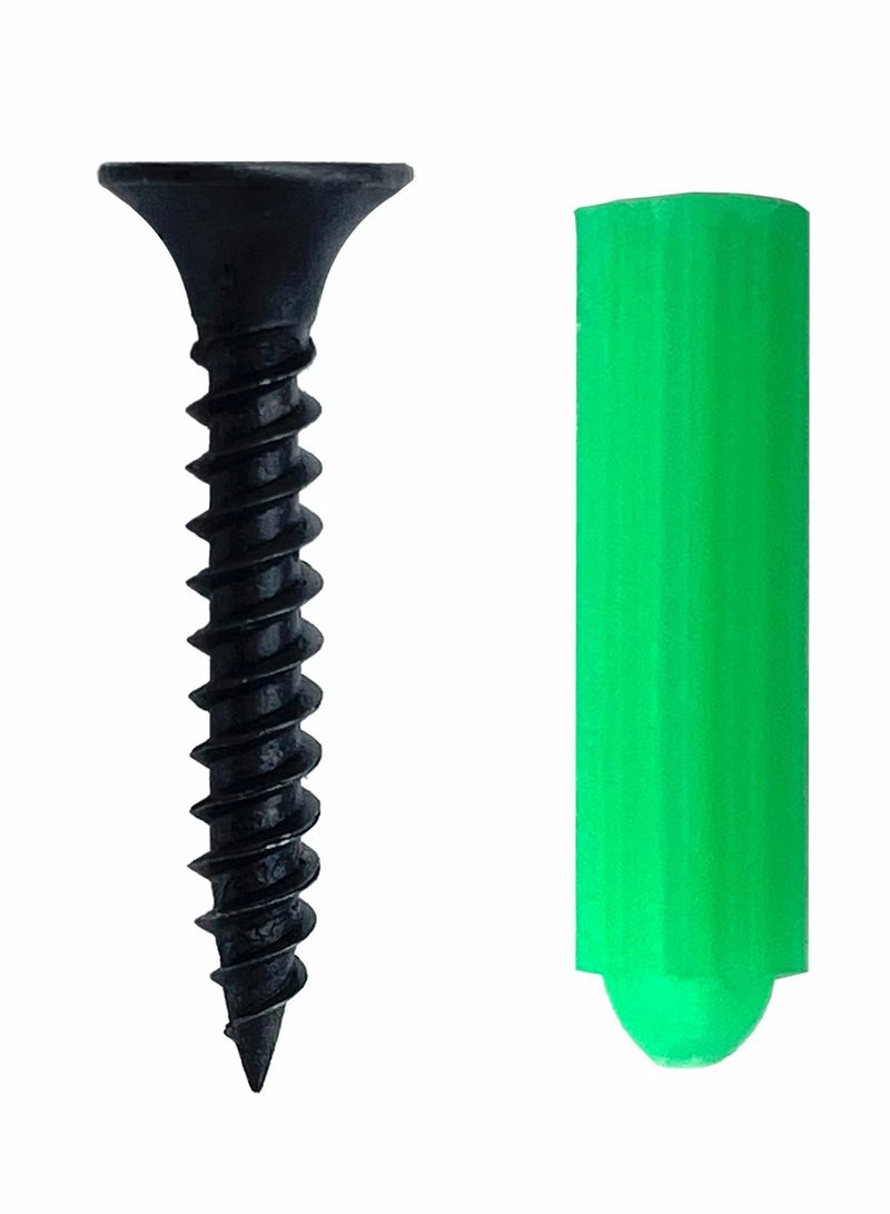 Excefore دعامات عمود الخزانة الثقيلة، عبوة 4 قطع من دعائم قضيب الخزانة المصنوعة من الفولاذ المقاوم للصدأ - Image 5