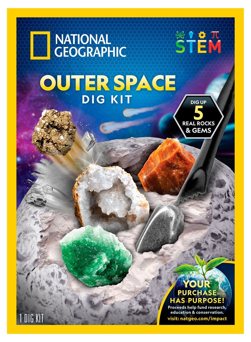 NATIONAL GEOGRAPHIC طقم حفر الفضاء الخارجي من الرخام الأزرق! - Image 2