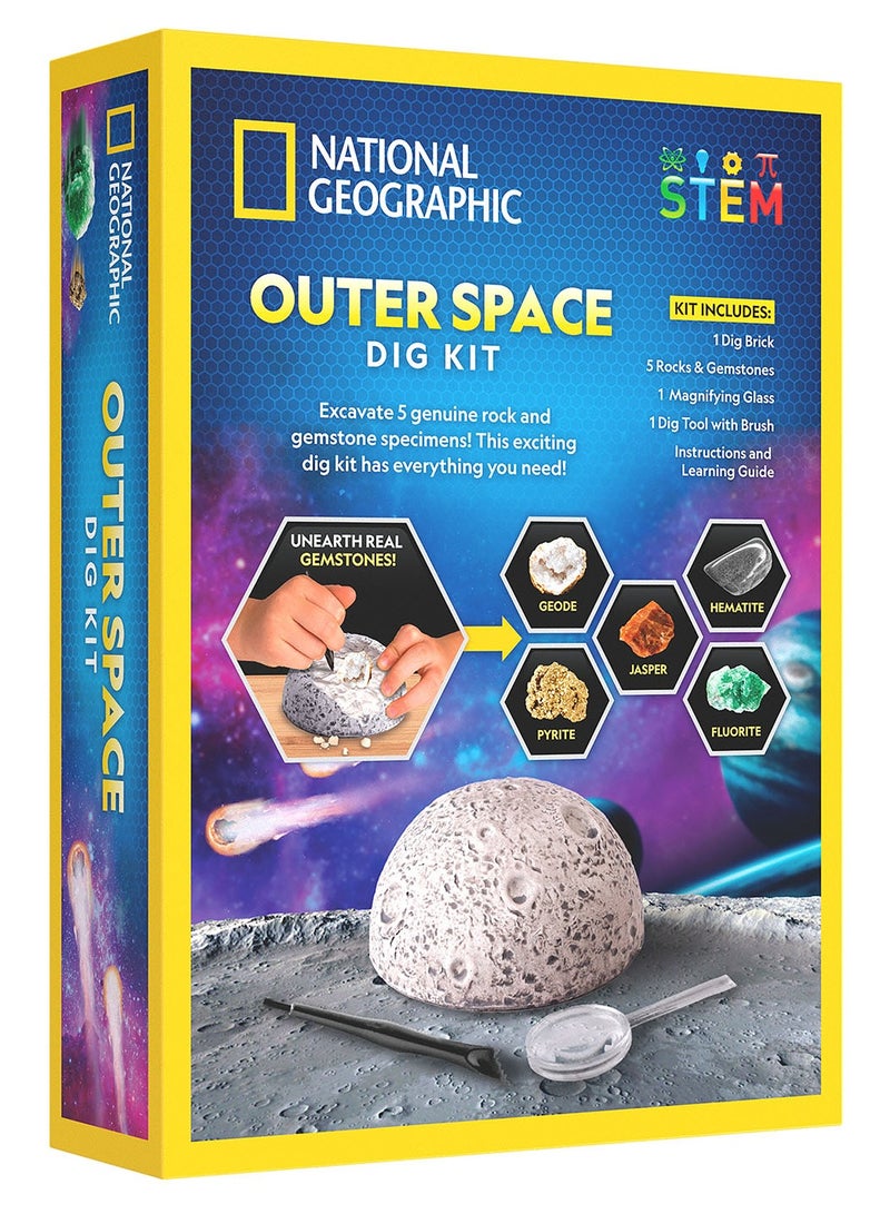 NATIONAL GEOGRAPHIC طقم حفر الفضاء الخارجي من الرخام الأزرق! - Image 3
