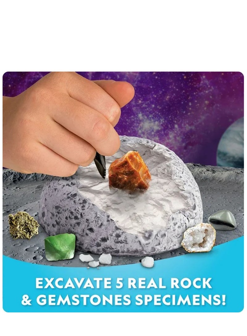 NATIONAL GEOGRAPHIC طقم حفر الفضاء الخارجي من الرخام الأزرق! - Image 5