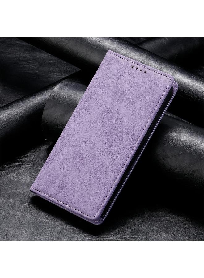 S-TOP Case For OPPO Reno13 F 4G / 5G Business Solid Color Magnetic RFID Leather Phone Case - Image 2