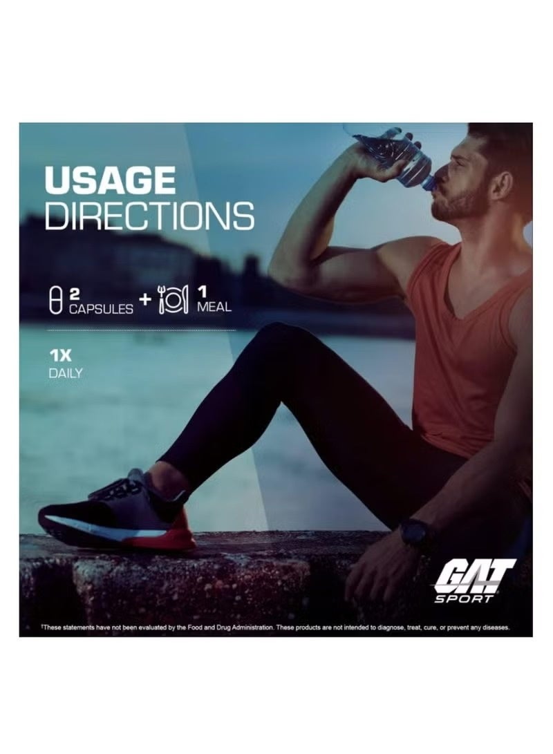 GAT SPORT Mens Multi + Test | Performance Multivitamin with Vitality Blend | 60 Tablets - Image 4