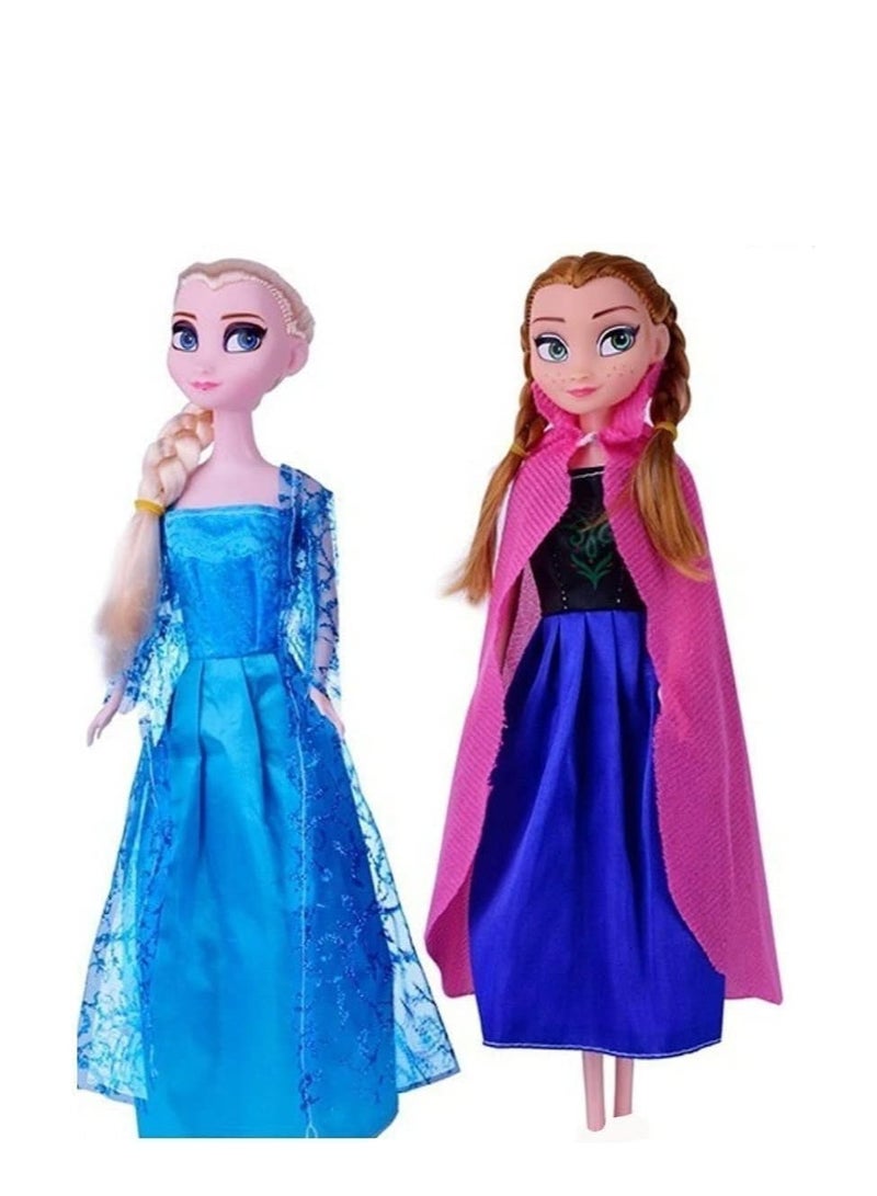 لافلي دمية إلسا وآنا من فيلم فروزن مع فستان فاخر وتفاصيل واقعية - ألعاب بنات مميزة لتنمية الخيال والإبداع - مناسبة كهدية للأطفال - Image 5