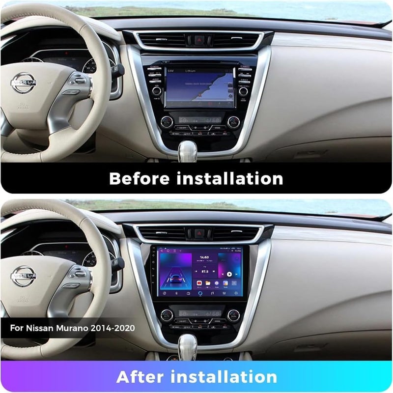 Vierex Android Car Stereo for Nissan Murano 2015–2020 | 10.1" Touch Screen | Wireless Apple CarPlay & Android Auto | GPS Navigation, WiFi, DSP, Bluetooth, AHD Camera, FM/AM, Fast Interface (8+128GB, 8-Core) - Image 2