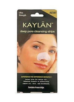 KAYLAN 4-Piece Nasal Cleansing Strip Set White 