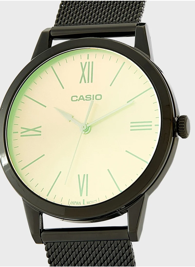 CASIO Mtp-E600Mb-4Bdf Analog Watch