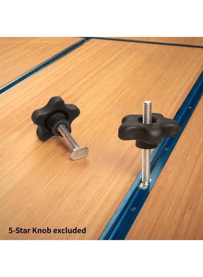 POWERTEC 1/4"-20 T Track Bolts 20 Pack for T Track, 2-1/2 Inch Long T Slot Bolts for Universal T Track, T Track Accessories for Woodworking Jigs and Fixtures (QTB1005) - Image 5