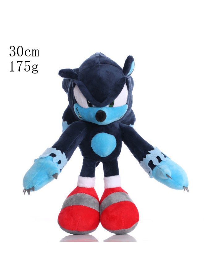 8 Inch Cartoon Doll Sonic Doll Cute Cartoon Toy Plush Toy 8 Inch Grab Doll Variety-Color:Royal Blue Sonic-Height:As Shown - Image 1