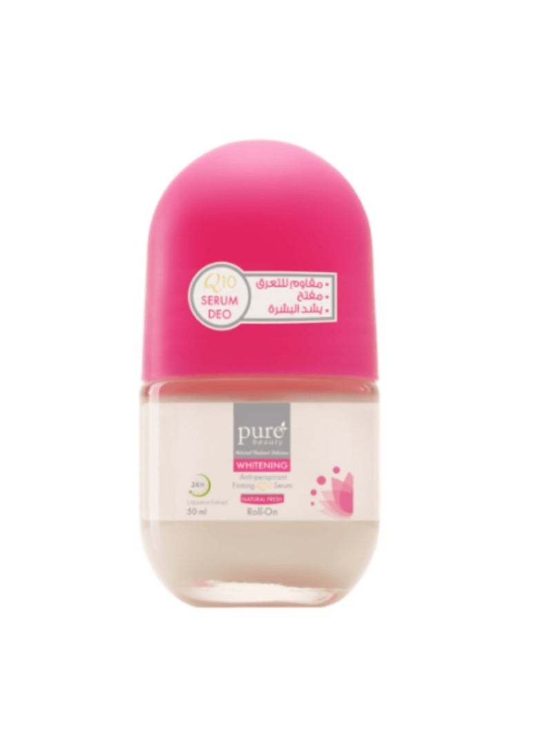 بيور بيوتي وايتنينج باشن مضاد ومزيل العرق لشد البشرة - 50 مل