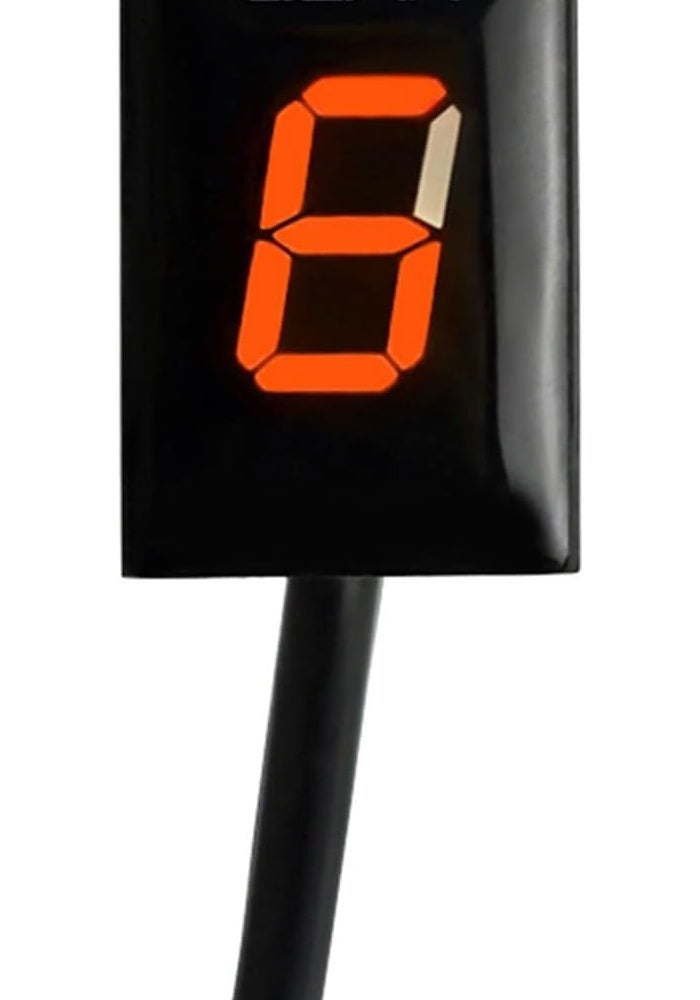 QASULER Motorcycle 1-6 Speed Gear Display Indicator - Image 1