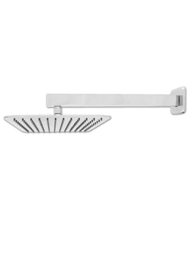 RiverSoftRS-RS88 Rain shower 8 inch x 8 inch With 18 Inch Arm (SS-304 Grade, Chrome) - Image 1