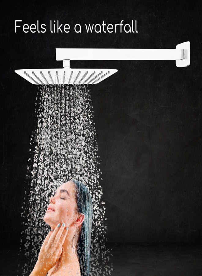 RiverSoftRS-RS88 Rain shower 8 inch x 8 inch With 18 Inch Arm (SS-304 Grade, Chrome) - Image 4