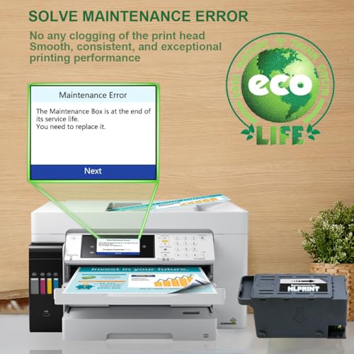 HLPRINT E-9345 Ink Maintenance for ET-5880 ET-8550 ET-8500 ET-5850 ET-5800 ET-16600 ET-16650 EC-C7000 Workforce Pro WF-7820 WF-7310 WF-7840 ST-C8000 ST-C8090 PXMB9 Ink Maintenance Tank Printers - Image 5