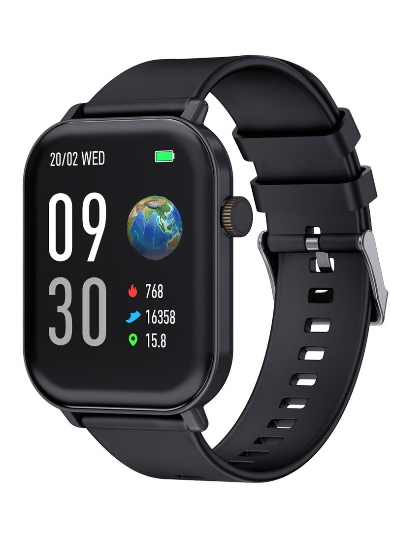 iOsuite - Due 2 Smart Watch with Bluetooth Call AMOLED 2.16" Screen Fitness Tracker with Heart Rate Sleep Monitor, IP68 Waterproof Activity Tracker for Android and IOS Phones - Image 1