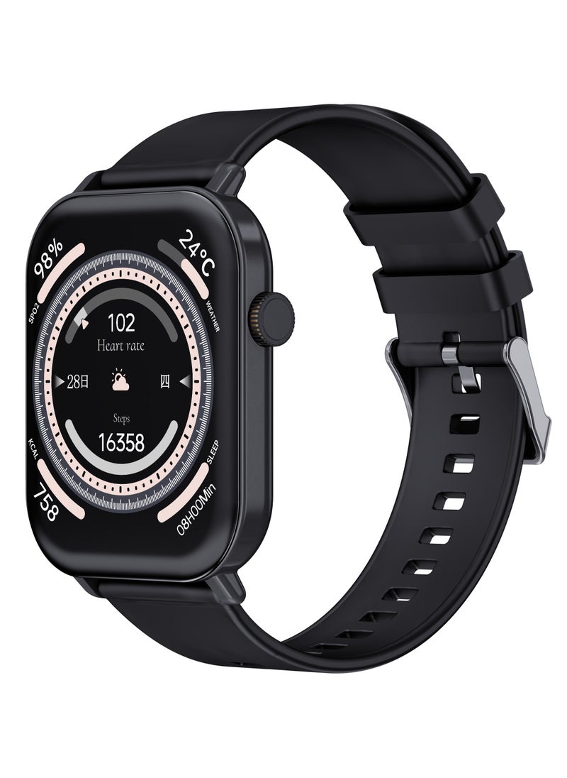 iOsuite - Due 2 Smart Watch with Bluetooth Call AMOLED 2.16" Screen Fitness Tracker with Heart Rate Sleep Monitor, IP68 Waterproof Activity Tracker for Android and IOS Phones - Image 1