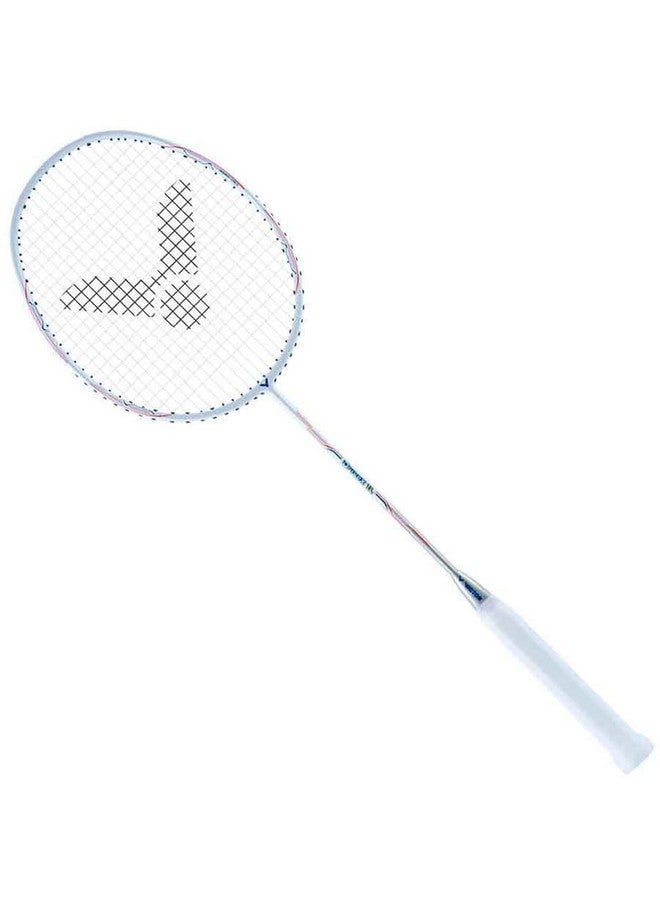 VICTOR Graphite Dx-1L-A-6U Drive X Series Strung Badminton Racket -White - Image 1