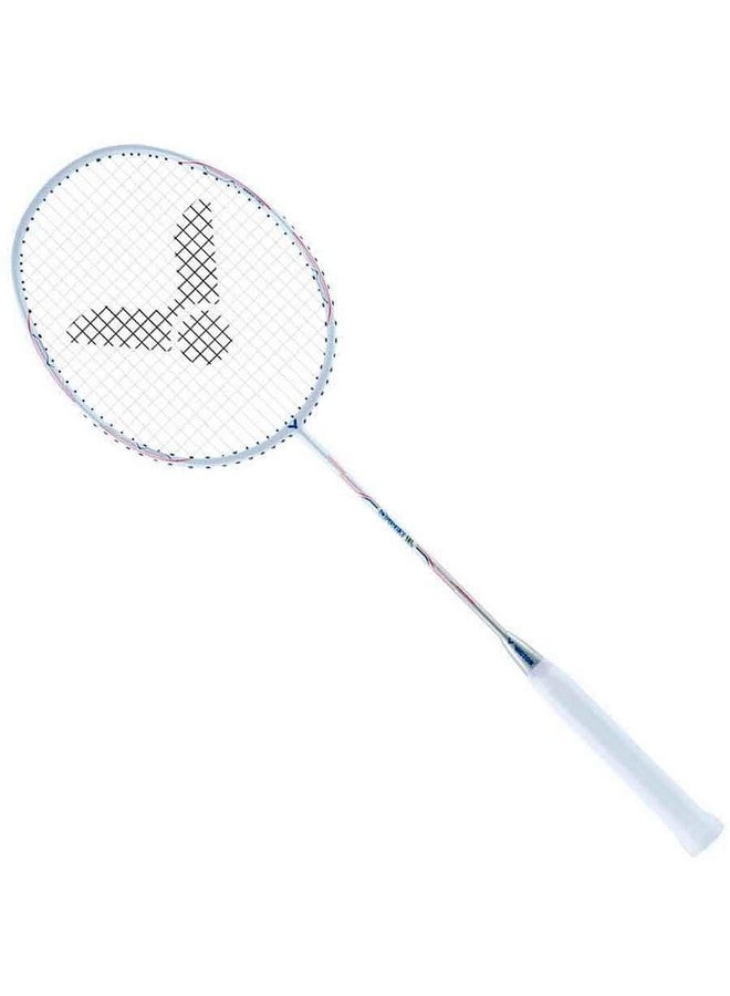 VICTOR Graphite Dx-1L-A-6U Drive X Series Strung Badminton Racket -White - Image 2