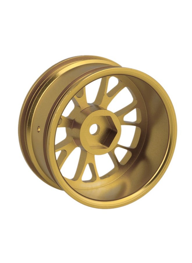 Mxfans Mxfans 4PCS RC Golden Al. Upgrade 50008Y Y-Shape Wheel Rim RC1:10 On-Road Car & Drift Car  - Image 2