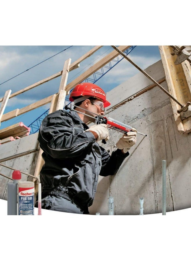 fischer dispenser FIS AM for 2 Chamber Cartridges Up to 13.2 Oz (390ml) Suitable For Quickly Dispensing Heavy-Duty Applicator Gun Essential Tool For Decorators, Tilers, Window Fitters Etc, Pack Of 1 - Image 3