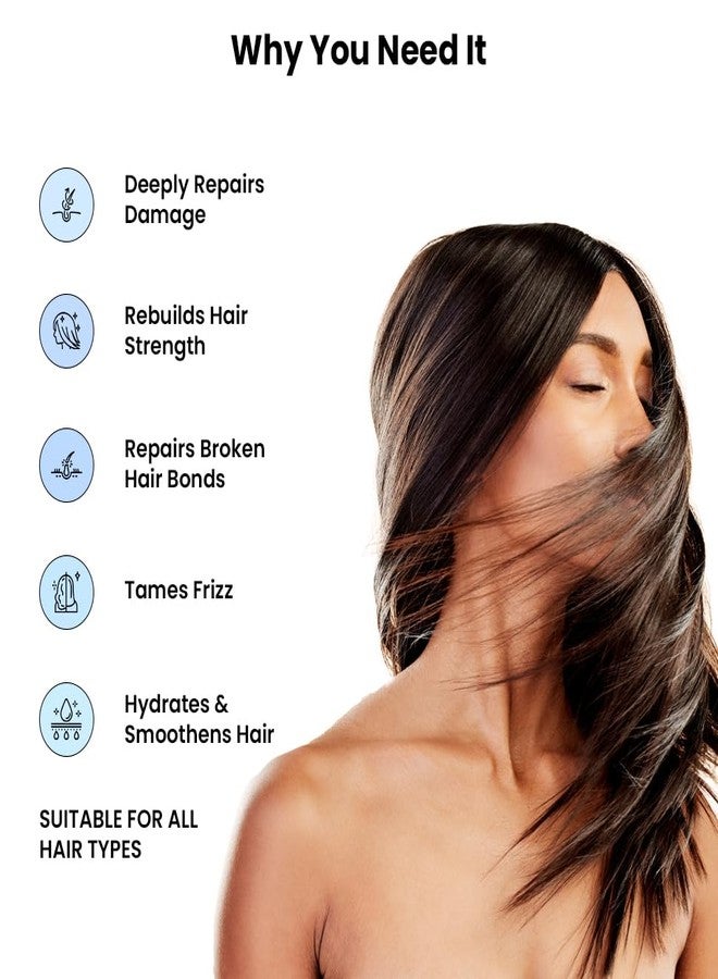 ThriveCo Ultimate Hair Mask With Hyaplex™| For Dry, Lifeless, Frizzy, and Damaged Hair | Smooths Frizz, Repairs Damage, Hydrates & Strengthens Hair | 200 ml - Image 4