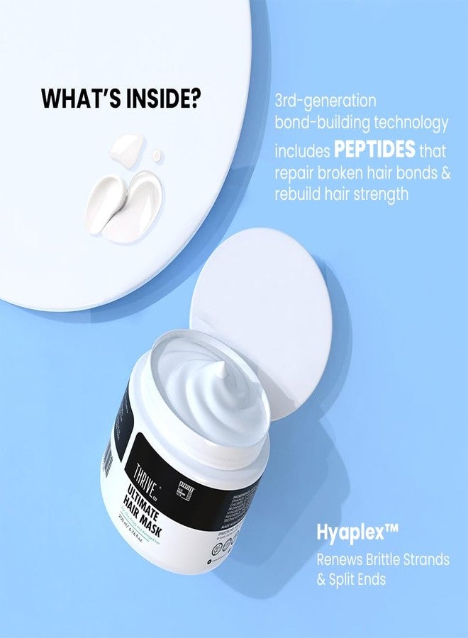 ThriveCo Ultimate Hair Mask With Hyaplex™| For Dry, Lifeless, Frizzy, and Damaged Hair | Smooths Frizz, Repairs Damage, Hydrates & Strengthens Hair | 200 ml - Image 5