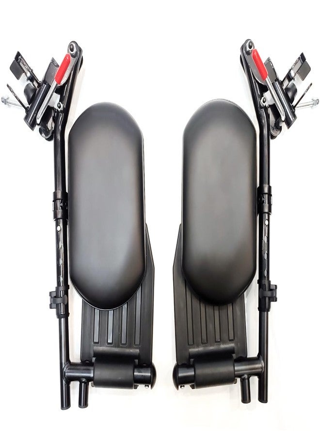 ForconMed Wheelchair elevating Leg Rest，Padded Leg Pads, rotatable footrests, Adjustable footrest Height, Tool-Free Installation, and Compatible with All Standard wheelchairs. - Image 5