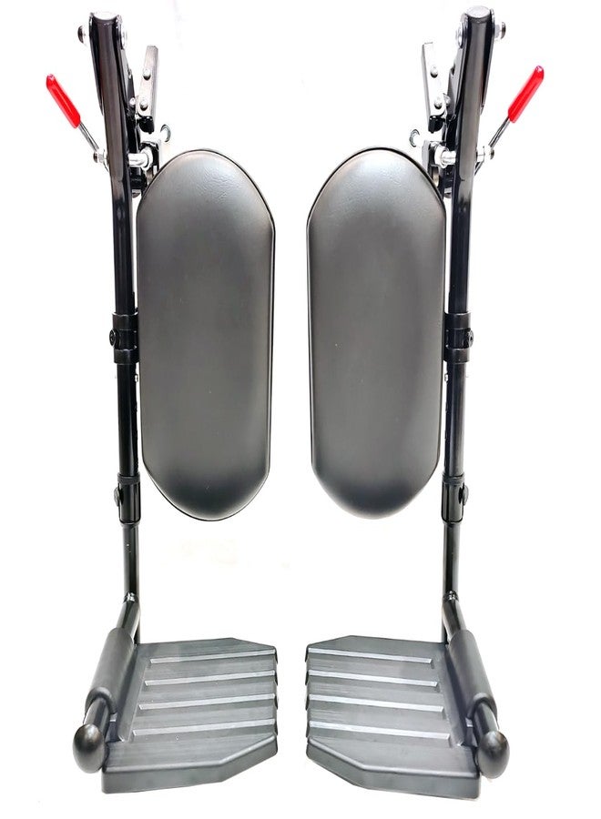 ForconMed Wheelchair elevating Leg Rest，Padded Leg Pads, rotatable footrests, Adjustable footrest Height, Tool-Free Installation, and Compatible with All Standard wheelchairs. - Image 2