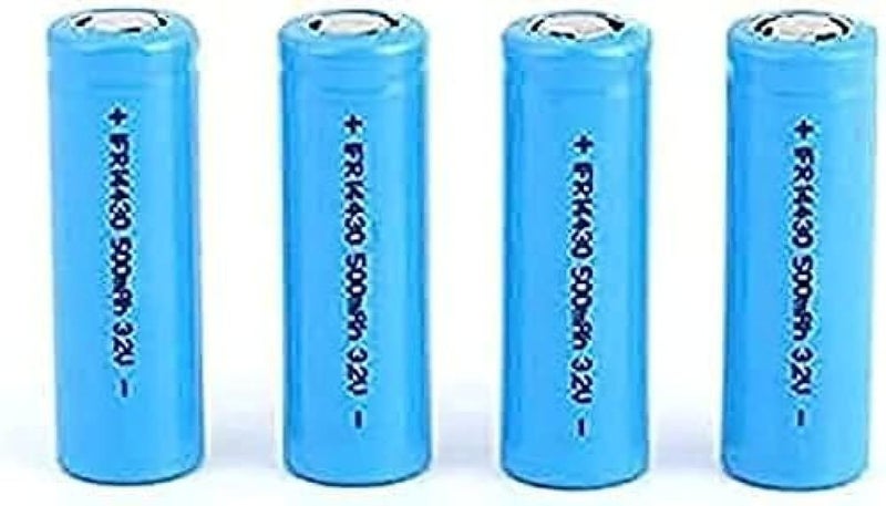 Aa Rechargeable 3.2V 500mAh LiFePo4 Solar Rechargeable 14430 for Solar Panel, Garden Lights, Toothbrush, Shaver (4 Pack)