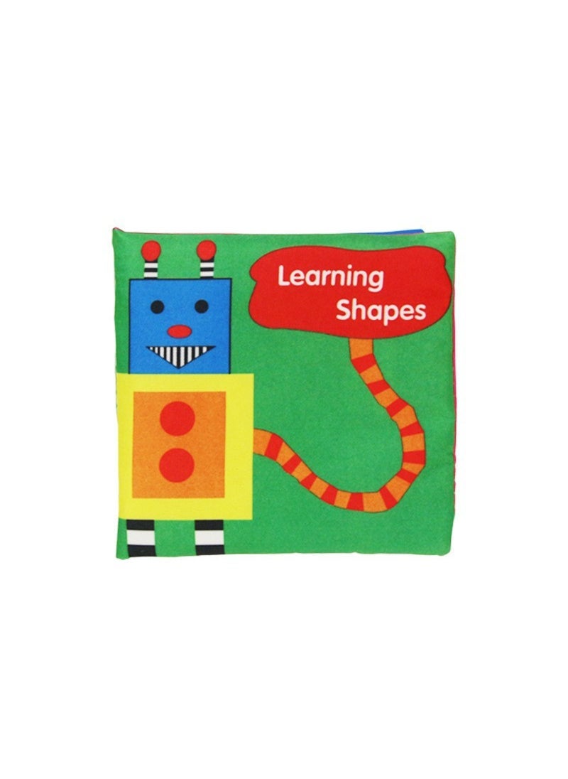 1 x 5 pcs 34 Designs Early Education Tear-Resistant Baby Cloth Books 1355-6 Graphic