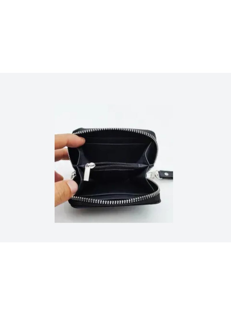 Kalon Zipper Black and White  Sublimation Wallet  Blank 3*4inch Coin Purse Women Wallet Bag  - Image 3