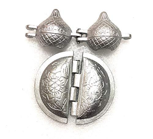 DiBha Aluminium Modak & Gujiya Mould, Silver Set of 2 Small - Image 5