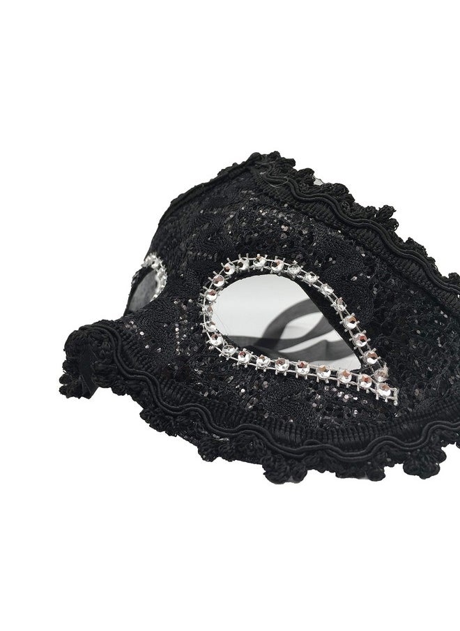 Geek-M Geek-M Masquerade Mask for Women Venetian Party Prom Ball Mask Pretty Masks for Halloween  - Image 4
