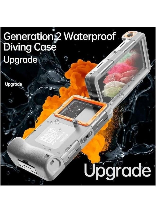 Generic - IP68 Waterproof Case for iPhone 16 / Plus/Pro/Pro Max,Universal Diving Underwater Phone Case,Sealed Photography Protective Cover Suitable Swimming u0026 - Image 1