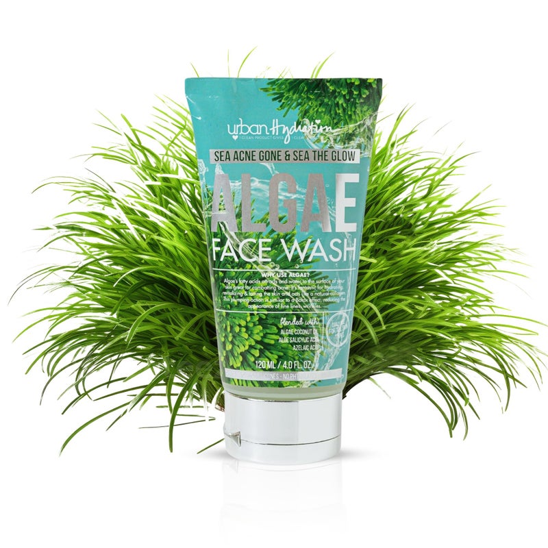 Urban Hydration Sea Acne Gone Algae Face Wash | Helps with Acne, Reduces Redness and Inflammation For All Skin Types | 4 Fl Ounces - Image 1