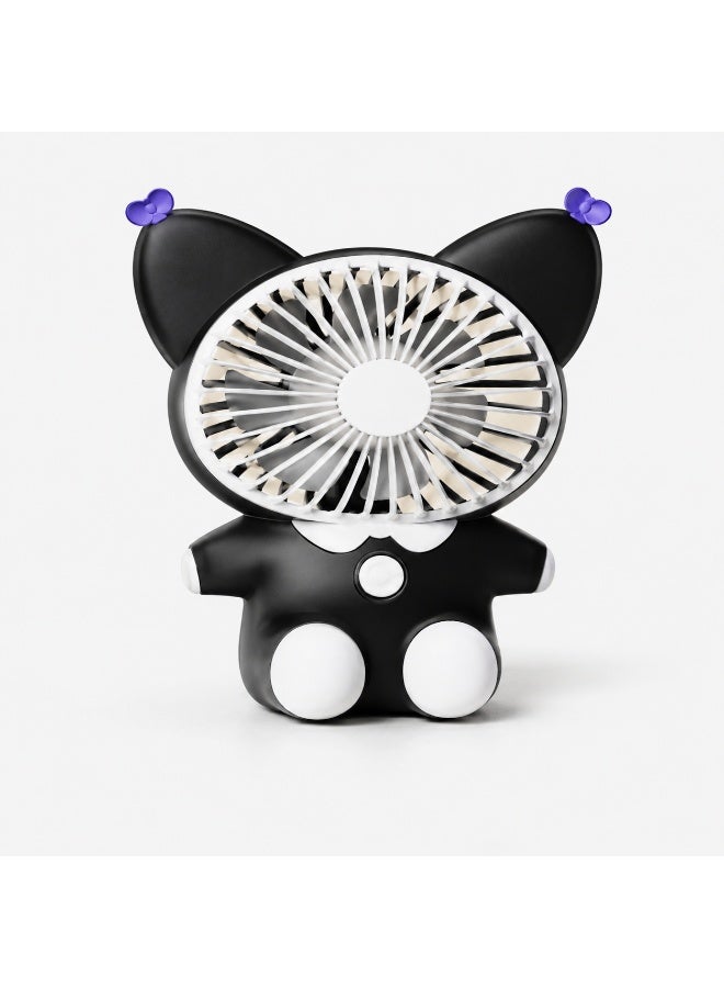 Xiaoou USB Desktop Fan, Black Mini Table Fan for Home, Office & Study Desk