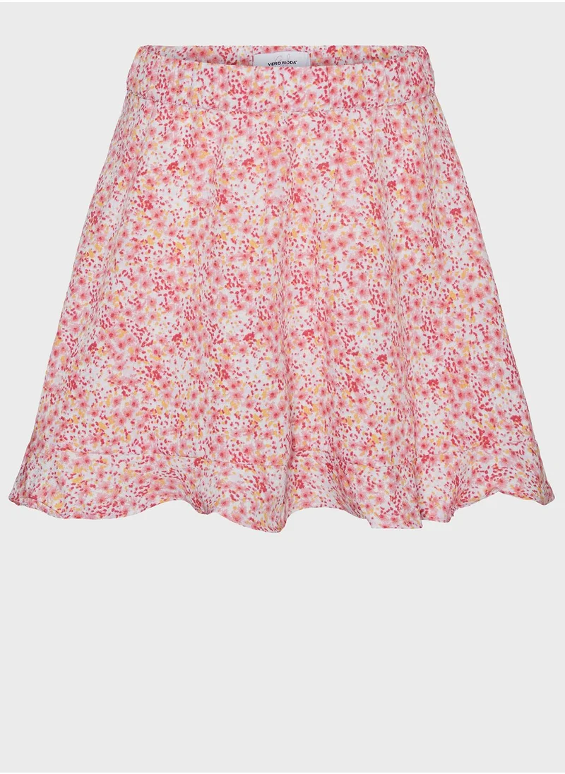 Vero Moda Girl Kids Aop Print Skirt