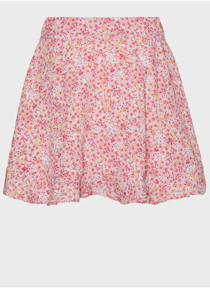 Vero Moda Girl Kids Aop Print Skirt