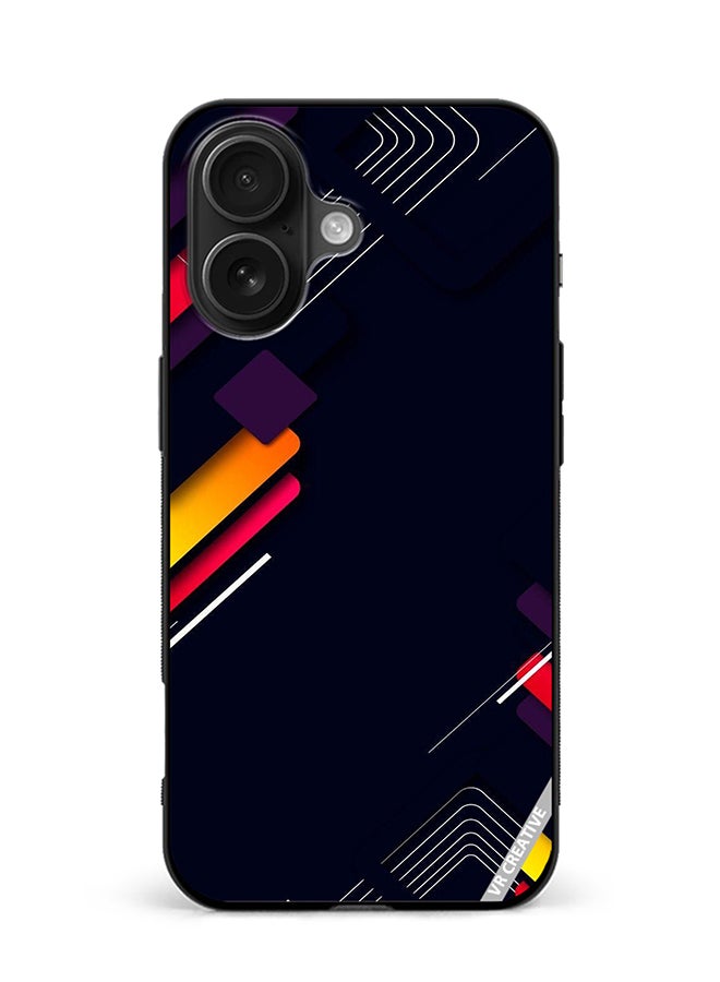 VR CREATIVE Protective Case Cover For Apple iPhone 16 Plus Pattern Design Multicolour