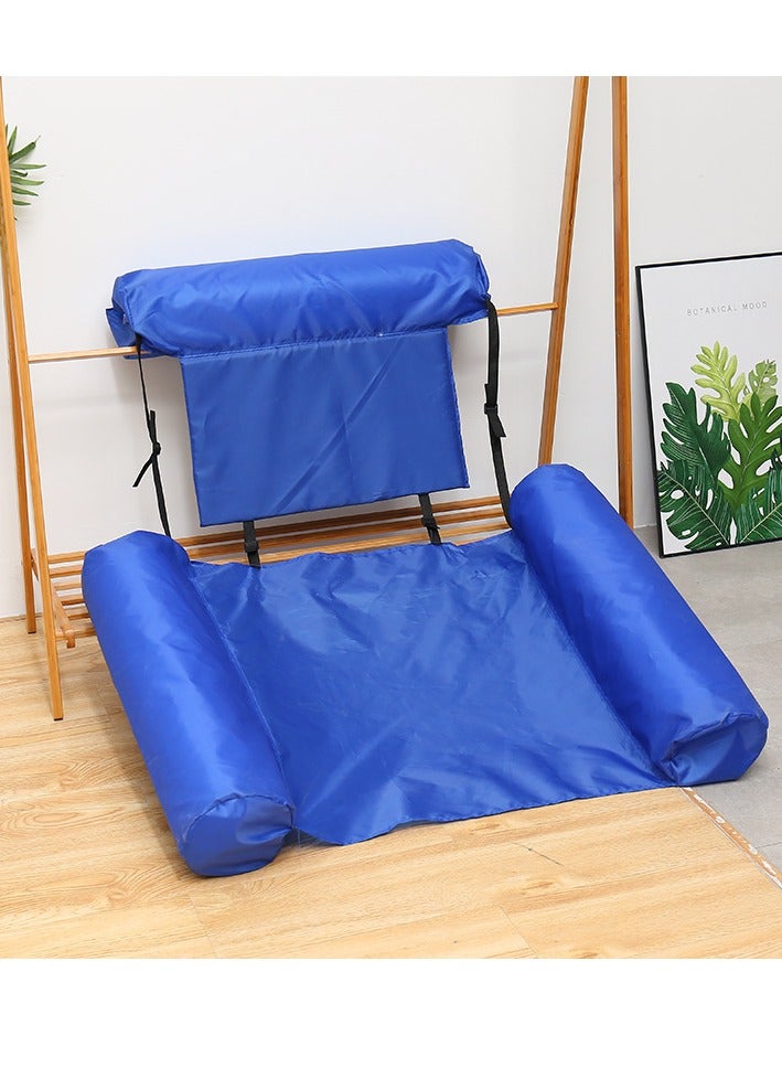 Generic Inflatable Water Lounge Chair Float Bed Hammock Foldable Dual-Use Recliner Float  - Image 2