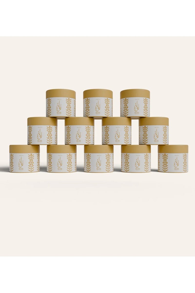 عود لافر توزيعات بخور تولة أبيض 12 عبوة 10 جرام عطور فاخرة من العود والزيوت الفرنسية مثالي للمنازل والمكاتب - Image 1