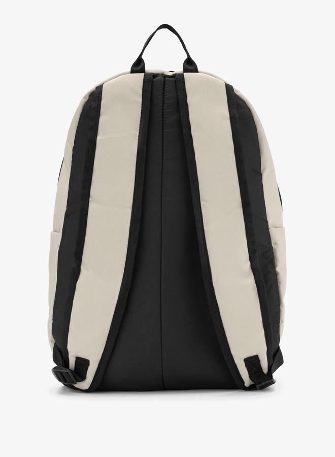 New Balance Beige Logo Backpack with Zip Closure - Image 2