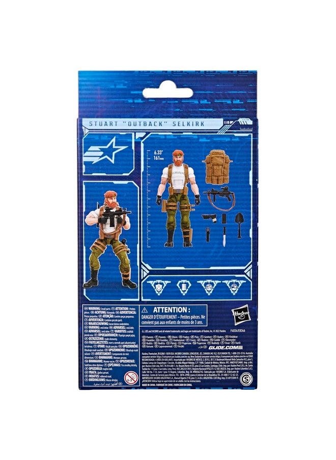G. I. Joe G.I. Joe Classified Series Stuart Outback Selkirk Action Figure 63 Collectible Premium Toy With Accessories 6Inchscale Custom Package Art  - Image 4