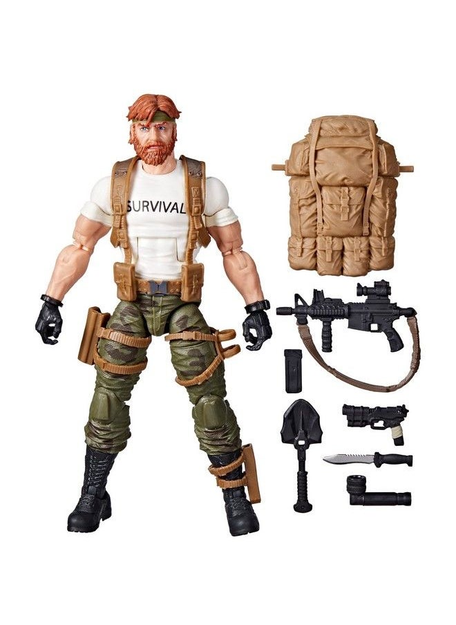 G. I. Joe G.I. Joe Classified Series Stuart Outback Selkirk Action Figure 63 Collectible Premium Toy With Accessories 6Inchscale Custom Package Art  - Image 1
